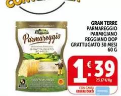 Granterre - Parmareggio Parmigiano Reggiano DOP Grattugiato 30 Mesi Granterre - Parmareggio Parmigiano Reggiano DOP Grattugiato 30 Mesi