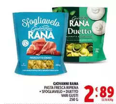 Rana - Pasta Fresca Ripiena Sfogliavelo/ Duetto Rana - Pasta Fresca Ripiena Sfogliavelo/ Duetto