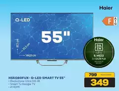 Haier - H55q80fux-q-led Smart Tv 55" Haier - H55q80fux-q-led Smart Tv 55"