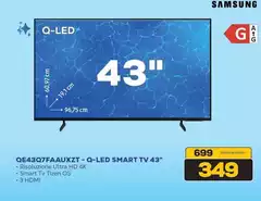 Samsung - QE43Q7FAUXZT Q-Led Smart Tv 43"