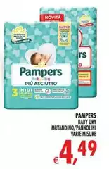 Pampers - Baby Dry Mutandino Pampers - Baby Dry Mutandino
