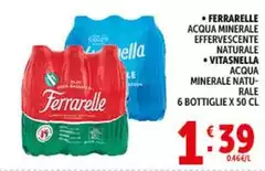 Ferrarelle - Acqua Minerale Effervescente Naturale/Vitasnella Acqua Minerale Natu Rale Ferrarelle - Acqua Minerale Effervescente Naturale/Vitasnella Acqua Minerale Natu Rale
