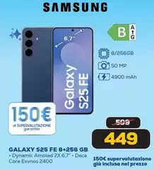 Samsung - Galaxy S25 FE 8+256 GB Samsung - Galaxy S25 FE 8+256 GB