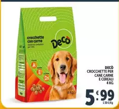 Deco - Crocchette Per Cane Carne E Cereali Deco - Crocchette Per Cane Carne E Cereali