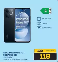 Realme -  Note 70t 4gb/256gb
