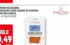 Arca - Salmone Scozzese Affumicato Con Legno Di Faggio Arca - Salmone Scozzese Affumicato Con Legno Di Faggio