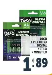 Gusto decò - 4 Pile Ultra Digital