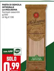 La Molisana - Pasta Di Semola Integrale La Molisana - Pasta Di Semola Integrale
