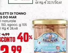 Asdomar - Filetti Di Tonno Asdomar - Filetti Di Tonno