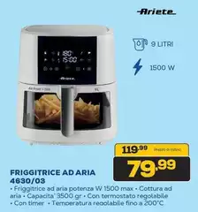 Ariete - Friggitrice Ad Aria 4630/03 Ariete - Friggitrice Ad Aria 4630/03