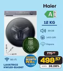 Haier - Lavatrice HW120-B14367 Haier - Lavatrice HW120-B14367