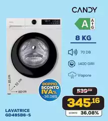 Candy - Lavatrice GD48SB6-S Candy - Lavatrice GD48SB6-S