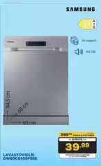 Samsung - Lavastoviglie DW60CG550F5RE Samsung - Lavastoviglie DW60CG550F5RE