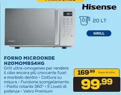 Hisense - Forno Microonde H20MOMBS4HG Hisense - Forno Microonde H20MOMBS4HG