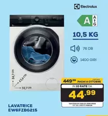 Electrolux - Lavatrice Ew6fzbg215 Electrolux - Lavatrice Ew6fzbg215