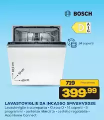 Bosch - Lavastoviglie Da Incasso SMV2HVX02E Bosch - Lavastoviglie Da Incasso SMV2HVX02E