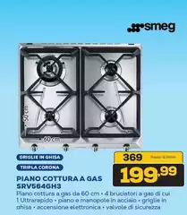 Smeg - Piano Cottura A Gas SRVC564GH3