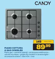 Candy - Piano Cottura A Gas CHW6LBX