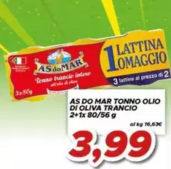Asdomar - Tonno Olio Di Oliva Trancio Asdomar - Tonno Olio Di Oliva Trancio