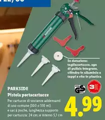 Parkside - Pistola Portacartucce Parkside - Pistola Portacartucce