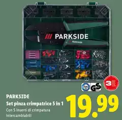 Parkside - Set Pinza Crimpatrice 5 In 1 Parkside - Set Pinza Crimpatrice 5 In 1