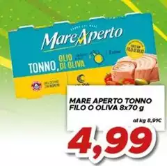 Mare aperto - Tonno Filo O Oliva Mare aperto - Tonno Filo O Oliva
