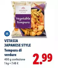 Vitasia Japanese Style - Tempura Di Verdure Vitasia Japanese Style - Tempura Di Verdure
