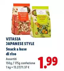 Vitasia Japanese Style - Snack A Base Di Riso Vitasia Japanese Style - Snack A Base Di Riso