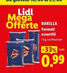 Barilla - Formati 1 Kg Barilla - Formati 1 Kg