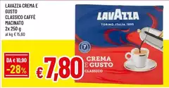 Lavazza - Crema E Gusto Classico Caffè Macinato