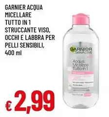 Garnier - Acqua Micellare Tutto In 1 Struccante Viso