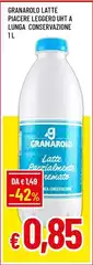 Granarolo - Latte Piacere Leggero Uht A Lunga Conservazione Granarolo - Latte Piacere Leggero Uht A Lunga Conservazione