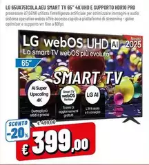 LG - 65UA75C10CA.AEU Smart TV 65" 4K UHD E SUPPORT HDR10