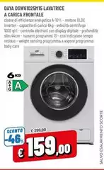 Daya - DSW61025M15 Lavatrice À Carica Frontale Daya - DSW61025M15 Lavatrice À Carica Frontale