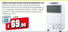 Kooper - Triofresh Raffrescatore Refrigeratore 3 In 1 Kooper - Triofresh Raffrescatore Refrigeratore 3 In 1