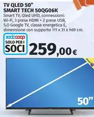 Smart technologies - Tv Qled 50" 50QG06K