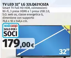 LG - Tv Led 32" 32LQ631C02ZA