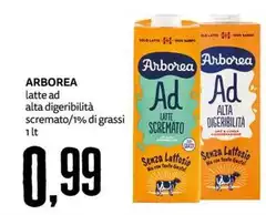 Arborea - Latte Ad Alta Digeribilità Scremato Arborea - Latte Ad Alta Digeribilità Scremato