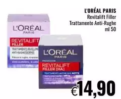 L'Oreal Paris - Revitalift Filler Trattamento Anti-Rughe