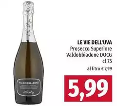 Le Vie Dell'uva - Prosecco Superiore Valdobbiadene Docg Le Vie Dell'uva - Prosecco Superiore Valdobbiadene Docg