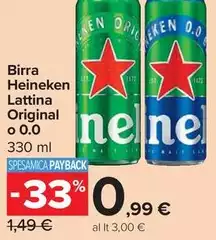 Heineken - Birra Lattina Original O 0.0