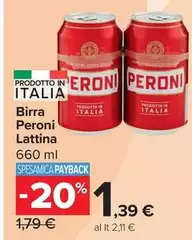 Peroni - Birra Lattina Peroni - Birra Lattina
