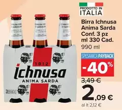 Ichnusa - Birra Anima Sarda