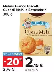 Mulino Bianco - Biscotti Cuor Di Mela O Settembrini Mulino Bianco - Biscotti Cuor Di Mela O Settembrini