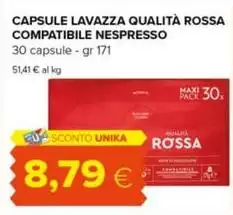Lavazza - Capsule Qualita Rossa Compatibile Nespresso