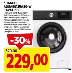 Aqua80125a 20-w Lavatrice Aqua80125a 20-w Lavatrice
