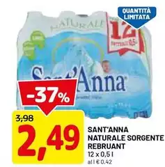 Sant'anna - Naturale Sorgente Rebruant Sant'anna - Naturale Sorgente Rebruant