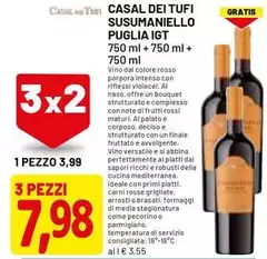 Gusto decò - Tufi Susumaniello Puglia IGT