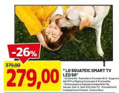 LG - 50UA751C Smart Tv Led 50" LG - 50UA751C Smart Tv Led 50"