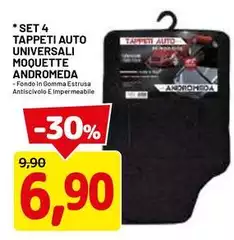 Andromeda sicurezza - Set 4 Tappeti Auto Universali